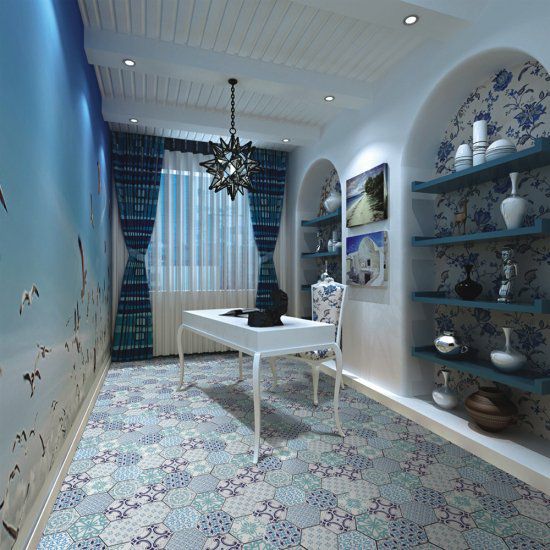 ［大特価］六角形・無地タイル