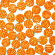 丸タイル<br>10個セット<br>SC-023-orange