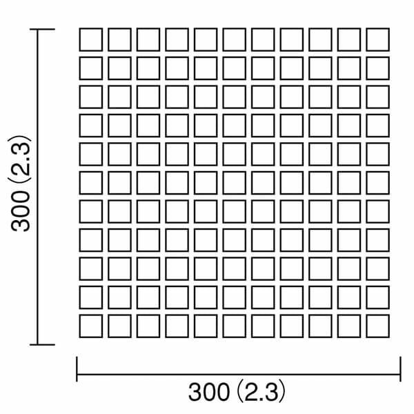 アートモザイク施釉25角