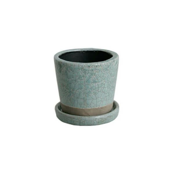 カラー グレーズド ポット  CH15-G527CGN