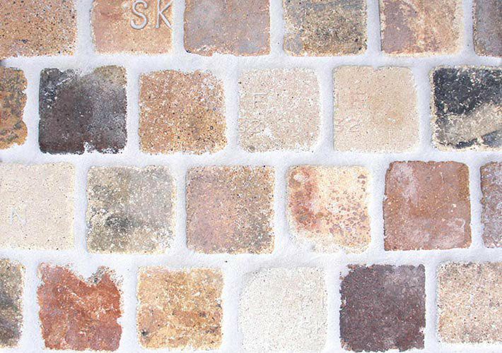 古煉瓦 白ハーフ