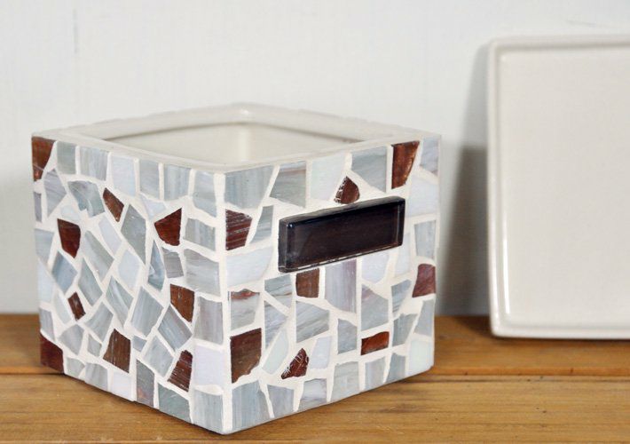 ［30%OFF］モザイクタイル・植木鉢<br>TILECRAFT-008