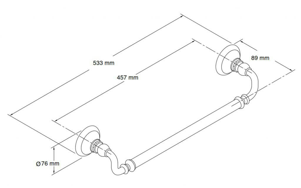 Artifacts（アーティファクツ）<br>タオルバー<br>K-72567-CP