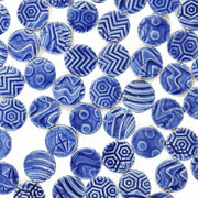 丸タイル<br>10個セット<br>SC-023-blue