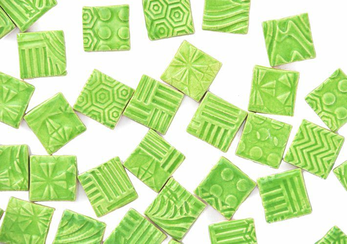 20角タイル<br>10個セット<br>SC-022-green