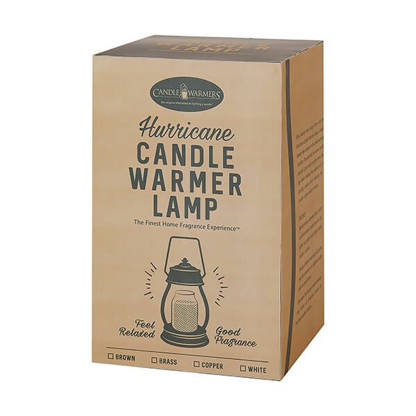 YANKEE CANDLE ジャーML用 ハリケーンキャンドルウォーマーランプ（ブラウン）  SJ357-00-00BR