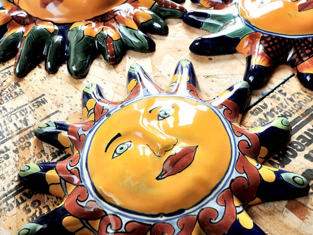 タラベラ焼 壁飾り<br>S-0005