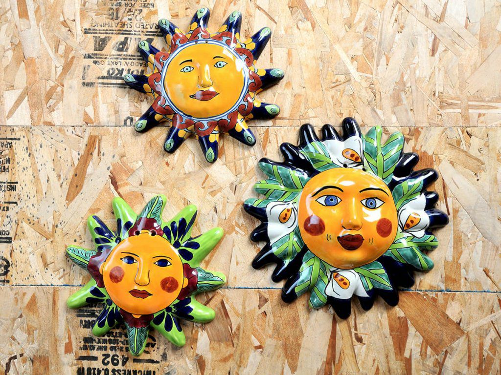 タラベラ焼 壁飾り<br>S-0005