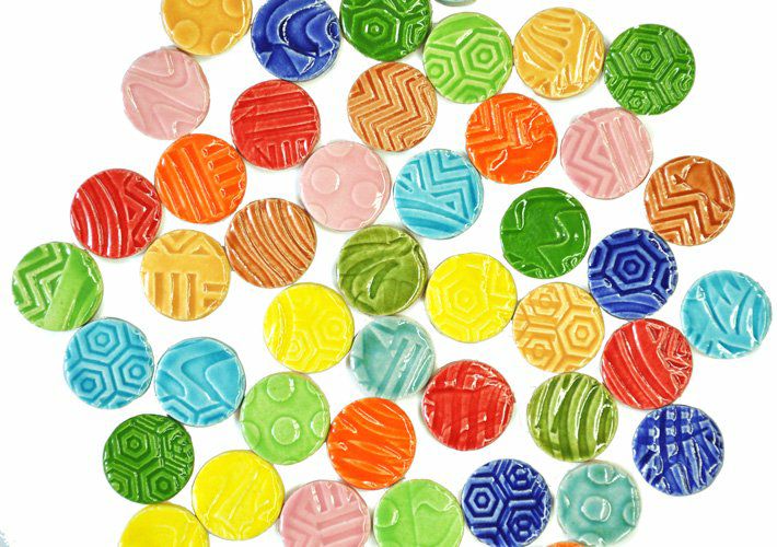 丸タイル・全色<br>12個セット<br>SC-023-all