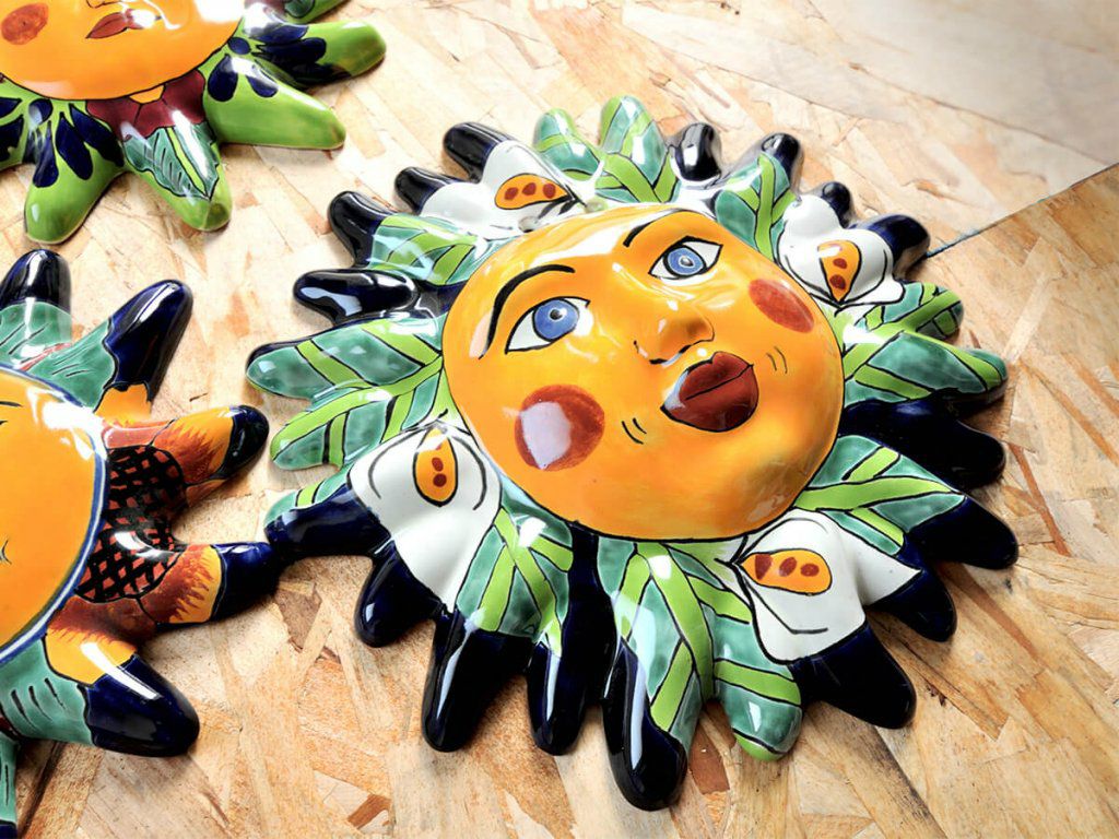 タラベラ焼 壁飾り<br>S-0011