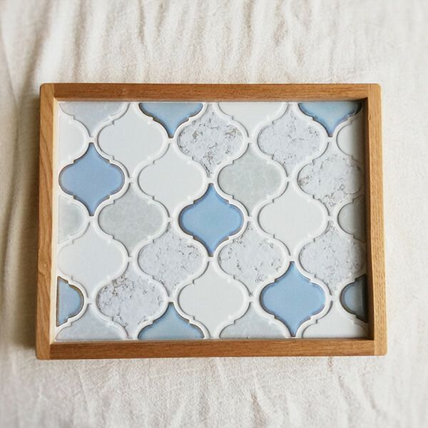 コラベルタイルトレイ【pale blue-A】<br>SUI-043