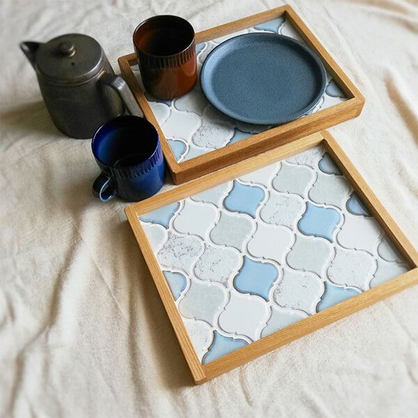 コラベルタイルトレイ【pale blue-A】<br>SUI-043