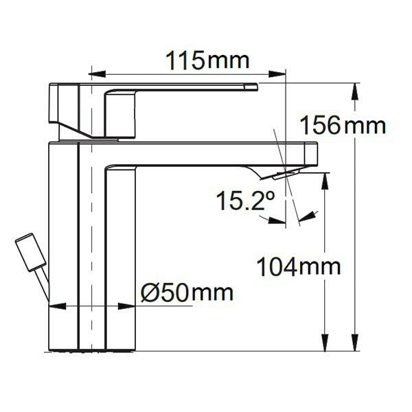 Parallel（パラレル）<br>洗面用水栓<br>K-23472T-4-BL