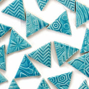 三角形タイル<br>10個セット<br>SC-020- turquoise