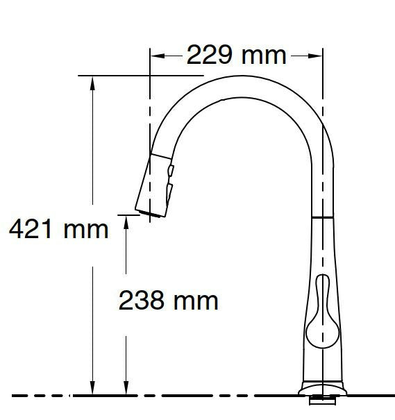 Simplice（シンプライス）<br>キッチン用水栓<br>K-22036-CP
