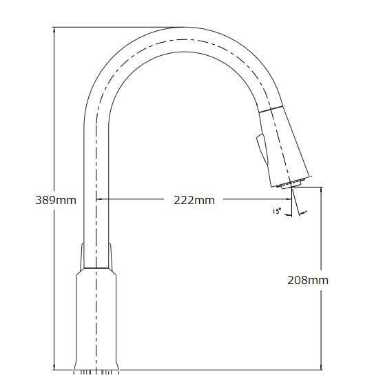 Taut（タウト）<br>キッチン用水栓<br>K-21367T-4-CP
