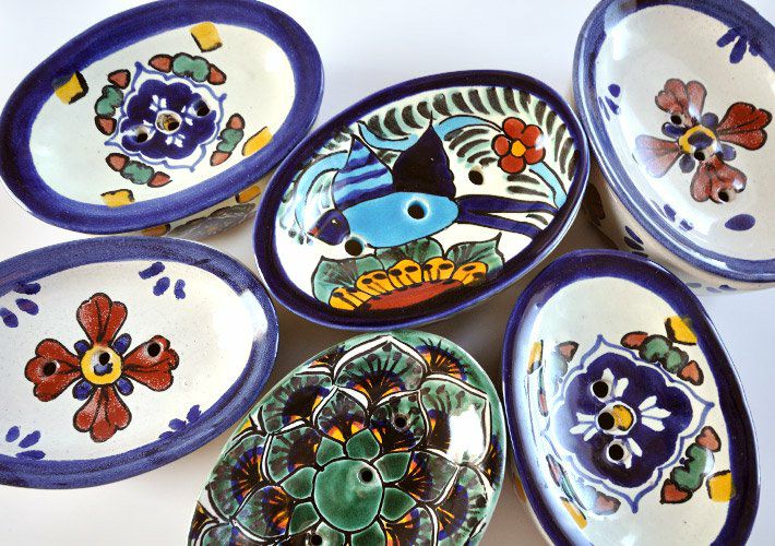 タラベラ焼 ソープディッシュ<br>60302