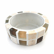 ［30%OFF］ハニーベージュ・キャンドルホルダー<br>TILECRAFT-010