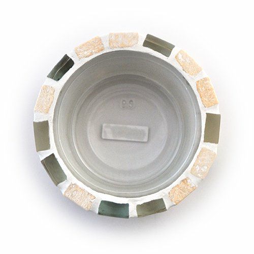 ［30%OFF］ハニーベージュ・キャンドルホルダー<br>TILECRAFT-010