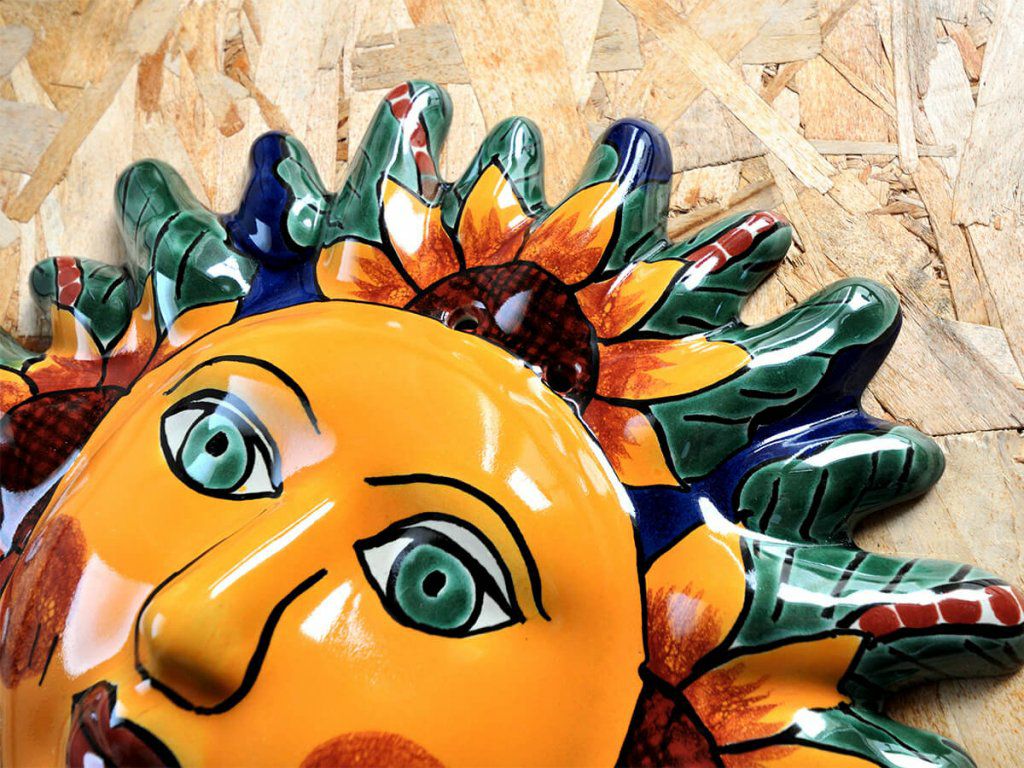 タラベラ焼 壁飾り<br>S-0010