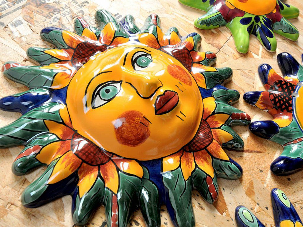 タラベラ焼 壁飾り<br>S-0010