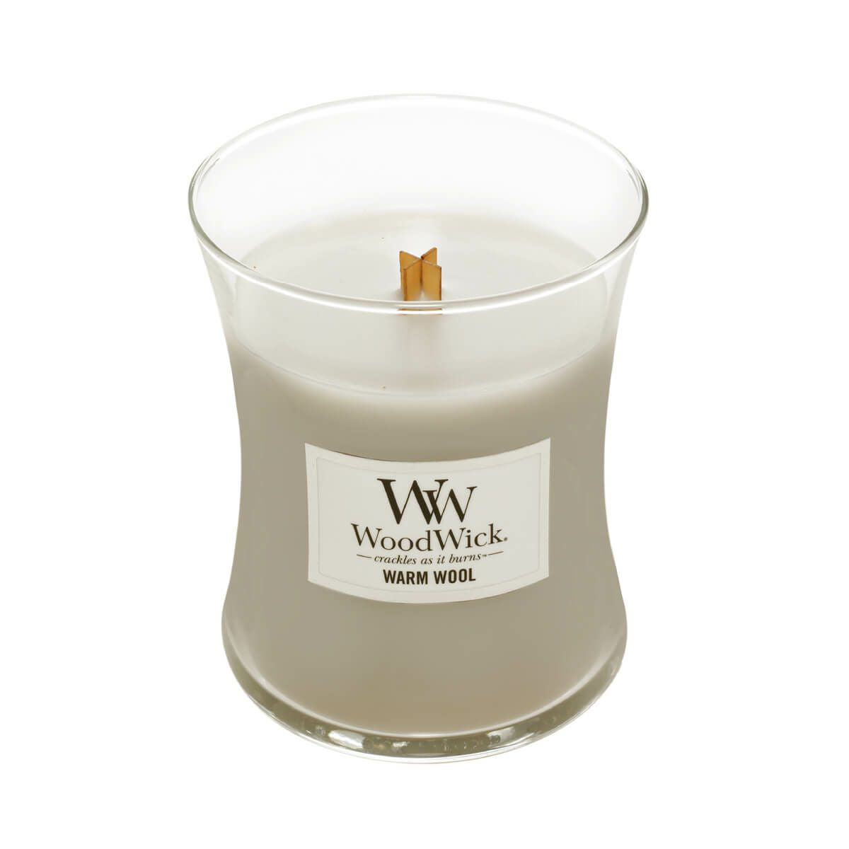 Wood Wick ジャーM アロマキャンドル（ウォームウール）