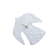 happy bird clock  ホワイト