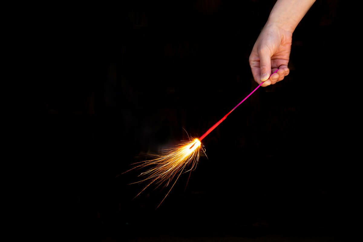 キャンピング花火  （手持ち花火セットNo.1ススキ・No.2スパークラー各10本入）