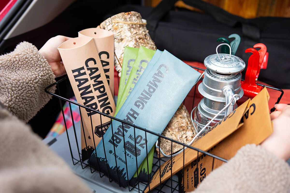 キャンピング花火  （手持ち花火セットNo.1ススキ・No.2スパークラー各10本入）