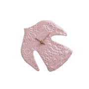 happy bird clock  ピンク