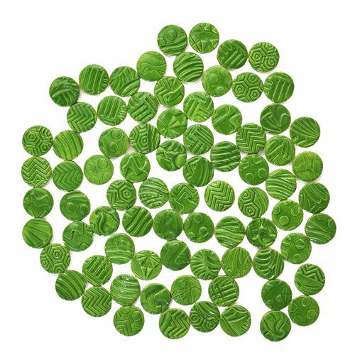 丸タイル<br>10個セット<br>SC-023-matcha