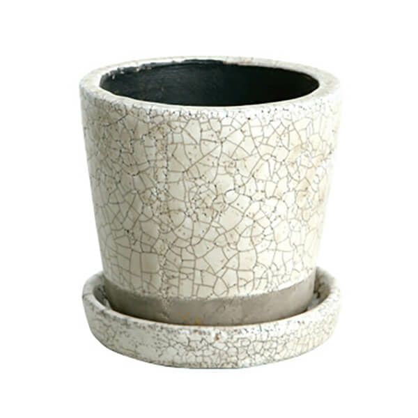 カラー グレーズド ポット  CH13-G476IV