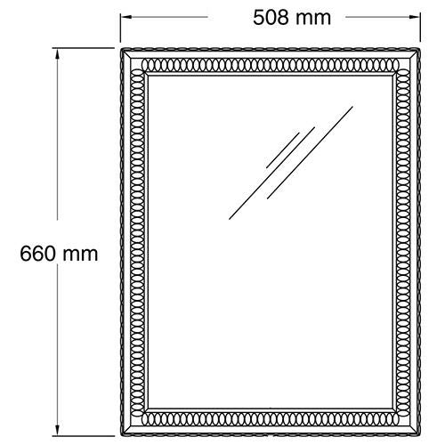 Framed Cabinets (フレームキャビネット)<br>メディスンキャビネット<br>K-2967-BR1
