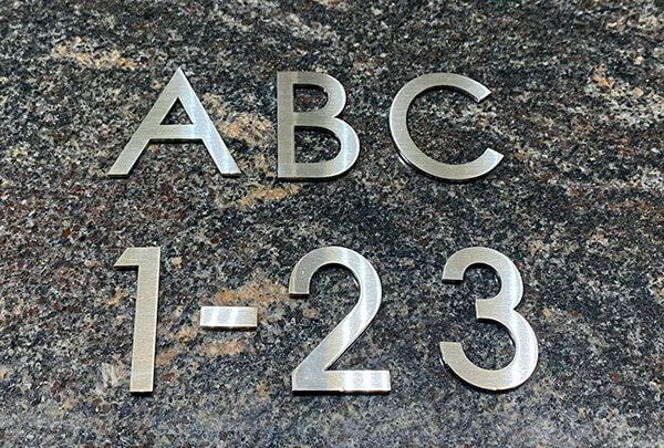 ハウスサイン  ステンレスタイプ