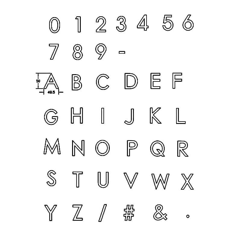 ハウスサイン  ステンレスタイプ