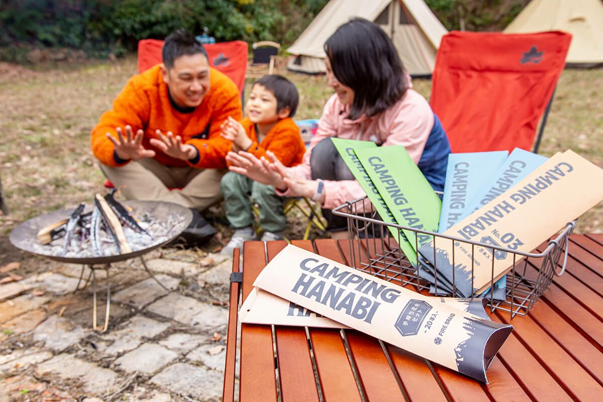 キャンピング花火  （手持ち花火 スパークラー 8本入）