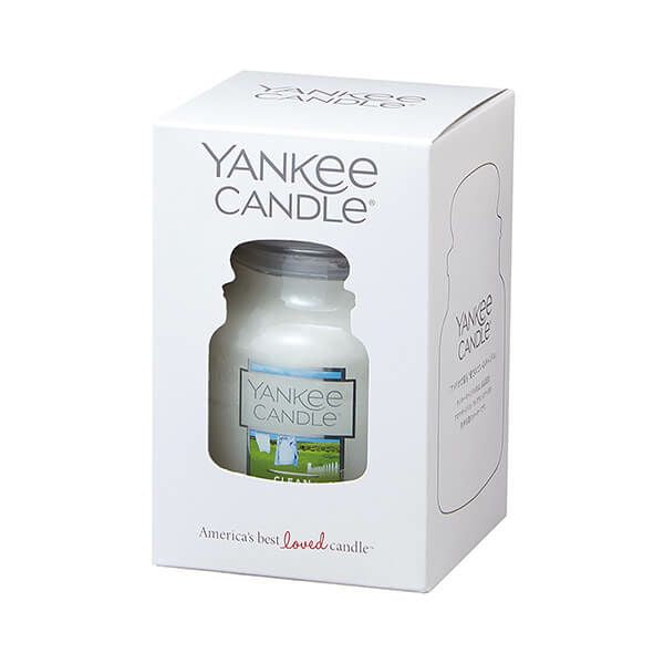 YANKEE CANDLE ジャーM アロマキャンドル（クリーンコットン）  YK004-05-01