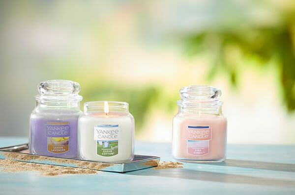 YANKEE CANDLE ジャーM アロマキャンドル（クリーンコットン）  YK004-05-01