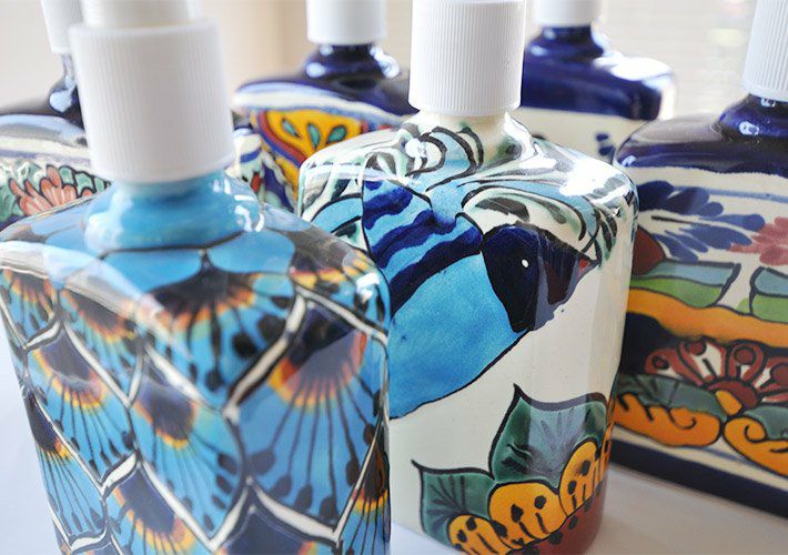 タラベラ焼 ソープディスペンサー<br>60205