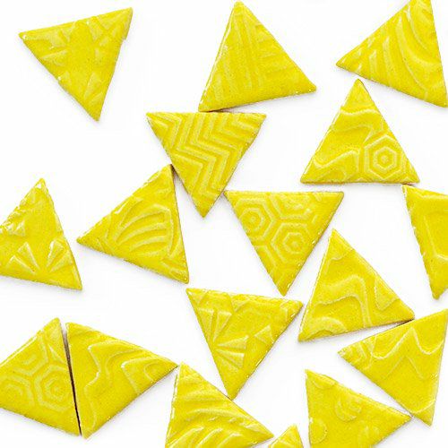 三角形タイル<br>10個セット<br>SC-020-yellow