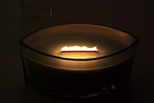 Wood Wick ハースウィック アロマキャンドル（シーサイドミモザ）