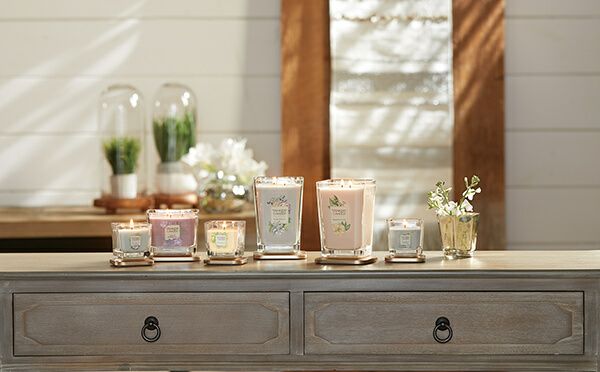 YANKEE CANDLE エレベーションジャーM アロマキャンドル（スイートネクターブロッサム）  K072-05-06