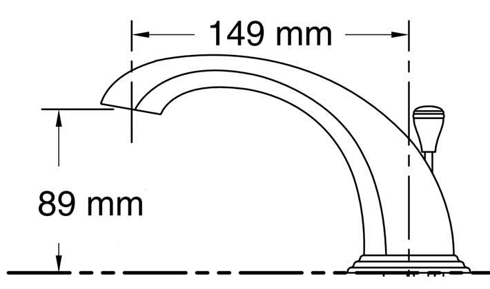 Devonshire（デボンシャー）<br>洗面用水栓<br>K-394-4-PB