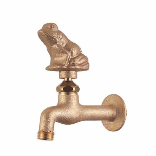 ガーデン蛇口<br>胴長横水栓カエル