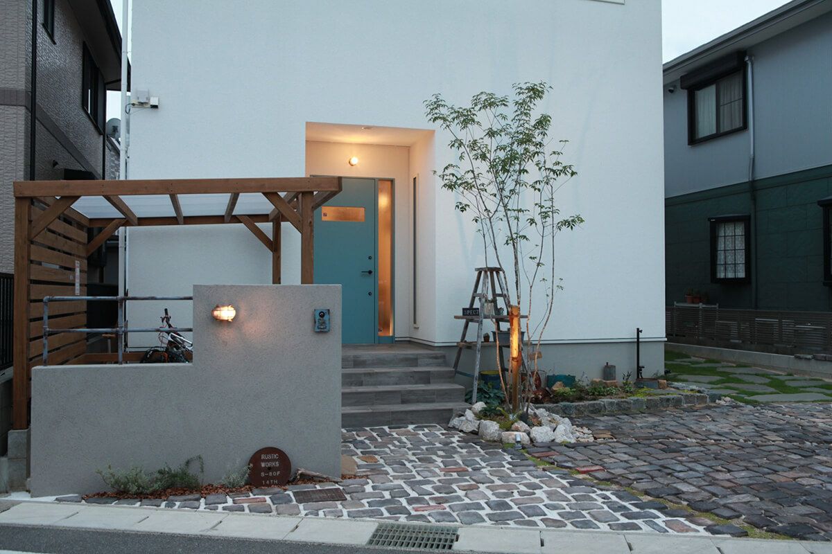 古煉瓦 黒 乱景