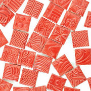 20角タイル<br>10個セット<br>SC-022-red