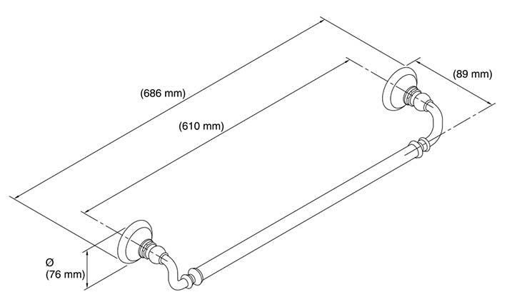 Artifacts（アーティファクツ）<br>タオルバー<br>K-72568-CP