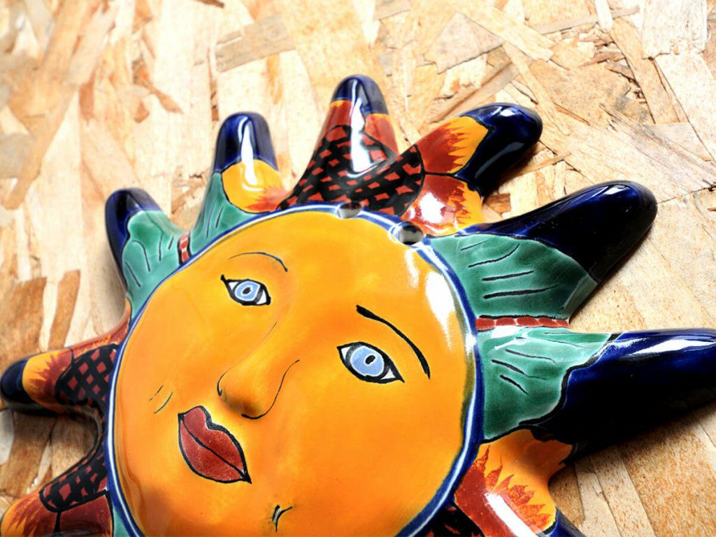 タラベラ焼 壁飾り<br>S-0002