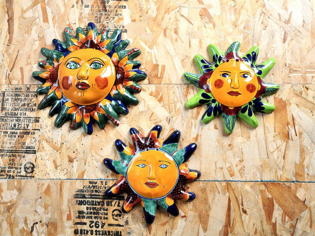 タラベラ焼 壁飾り<br>S-0002