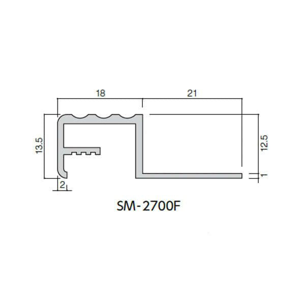 ステップ用見切り材